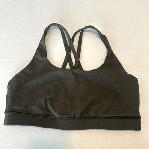 Lululemon Energy Bra - Olive/army green color